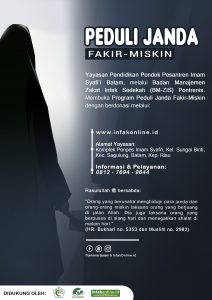 Read more about the article PEDULI JANDA FAKIR-MISKIN